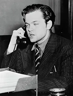 Orson Welles After Reading War of the Worlds