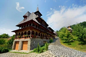 Images Dated 15th July 2012: The Orthodox Barsana Monastery, Maramures, Romania
