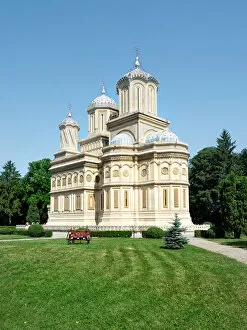 Images Dated 6th June 2018: Orthodox cathedral, Curtea de Arges, Romania