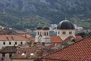 Orthodox Chruch Domes in Kotor