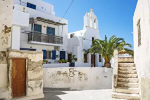 Images Dated 31st August 2012: Orthodox church in Naxos town, Naxos, Greece