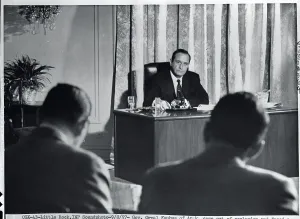 Little Rock Prints: Orval Faubus at News Conference