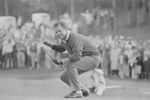 Greensboro Prints: Orville Moody Playing Golf