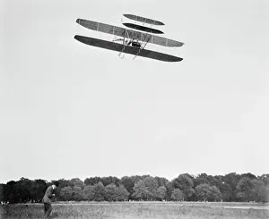 Photographing Prints: Orville Wright Flying Airplane