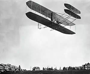 Biplane Prints: Orville Wright at Fort Myer