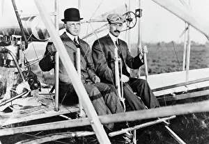 Arlington Prints: Orville Wright in Plane