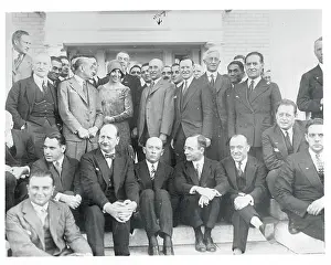 Dayton Prints: Orville Wright Posing With Governmental Officials During Dedication