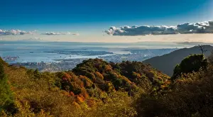 Osaka bay from Rokko mountain