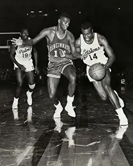 Oscar Robertson in Basketball Action