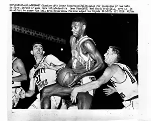 Oscar Robertson in Basketball Action