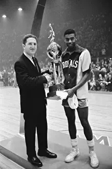 Oscar Robertson With MVP Trophy