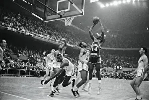 Oscar Robertson Shooting Basketball