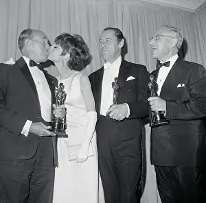 Company Vice President Prints: Oscar Winners for My Fair Lady Holding Awards