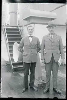 Oskar Omdal and Roald Amundsen