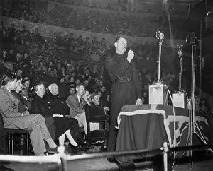Speaking Prints: Oswald Mosley Speaking At Royal Albert H