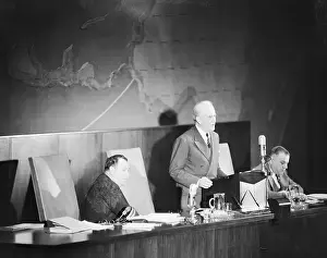 Assembly Prints: Oswaldo Aranha Addressing United Nations