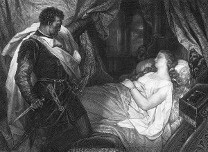 Othello Prints: Othello Gazes Upon Desdemona Before Kill