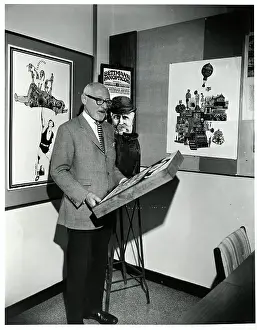 Otto Bettmann Standing by Panopticon