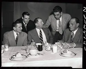 Otto Graham and Other Outstanding Athletes at Dinner