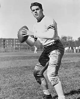 Evanston Prints: Otto Graham, Quarterback for Northwestern University