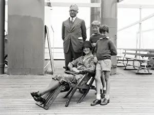 Lyricist Prints: Otto Harbuch W/Family, Wife Seated