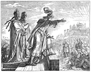 Images Dated 19th July 2017: Otto III (980-1002) in Rome, 1001