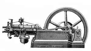 Cylinder Prints: Otto opposed engine