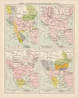 Balkans Collection: Ottoman Empire, 14th-19th century, lithograph, published in 1878