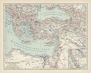 Iran Collection: Ottoman Empire, lithograph, published in 1878