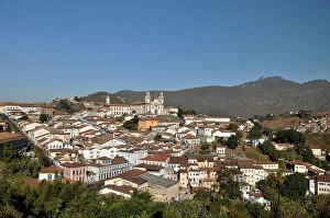 Images Dated 22nd July 2011: Ouro Preto historical town with baroque architectu
