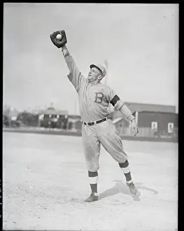 Petersburg Prints: Outfielder Casey Stengel at Boston Braves Training Camp