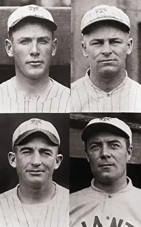 Outfielder Prints: Outfielders for New York Giants