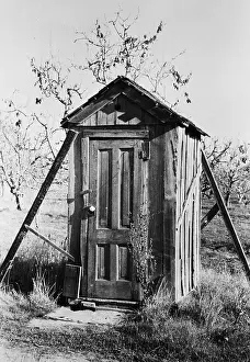 Bathroom Prints: Outhouse On A Farm