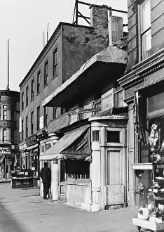 Arc0017636 Prints: Outside A Pool Room On West Street