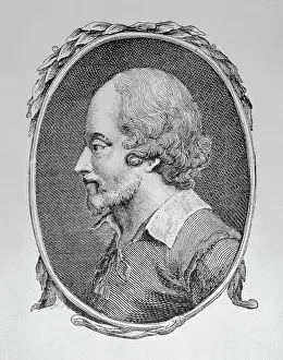 Oval Portrait of William Shakespeare