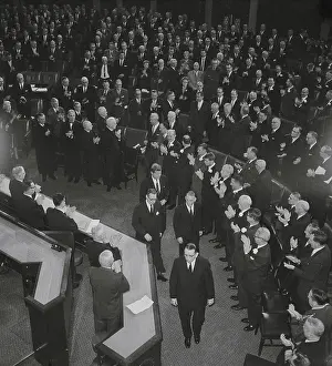 William M Prints: Ovation For John Kennedy