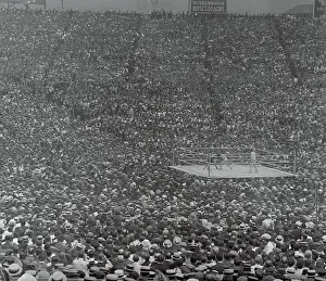 Overall View of Georges Carpentier Fighting Jack Dempsey
