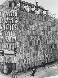 Copenhagen Prints: Overcoats Covering Entire Building