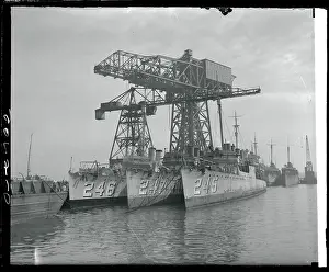 Overhauling Destroyers at the Philadelphia Navy Yard