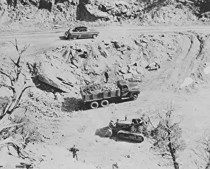 Nuclear Prints: Overhead Of Truck Full Of Uranium Ore