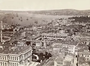Turkish Prints: Overhead View of Constantinople
