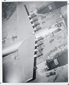Overhead View of Howard Hughes Spruce Goose 1947