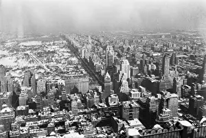 Overhead View of New York City