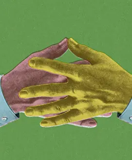 Decisions Prints: Two Overlapped Hands