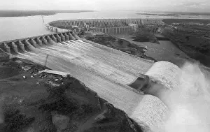 Foz Do Iguacu Prints: Overview of Spillway at Itaipu Dam