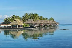 Images Dated 11th March 2013: Overwater bungalows, Moorea, French Polynesia