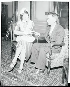 Ovila Dionne Receiving a Manicure