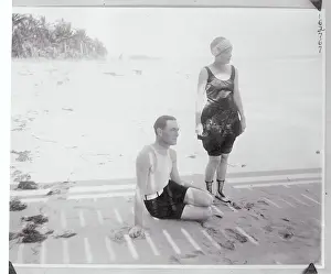 Miami Prints: Owen Moore Relaxing with His Wife