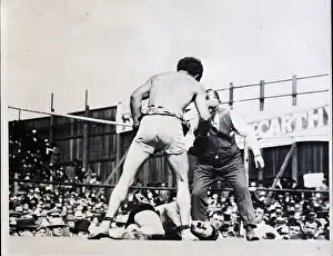 Bout Prints: Owen Moran On Canvas Al Wolgast Standing
