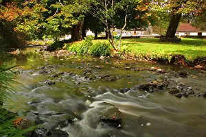 Motion Blur Prints: Owenriff River; Oughterard County Galway Connacht Region Ireland